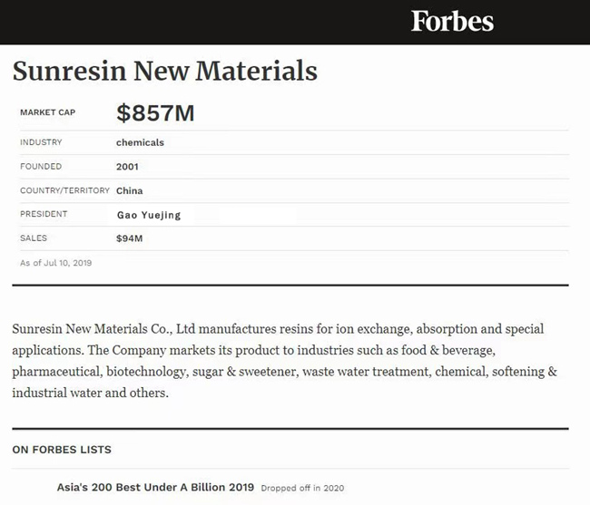 Sunresin New Materials